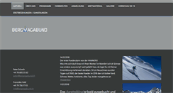 Desktop Screenshot of bergvagabund.ch